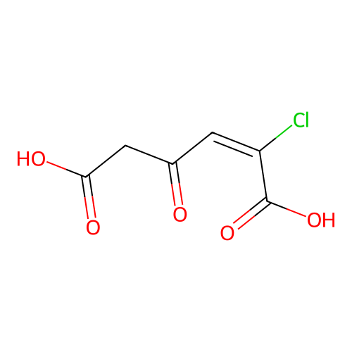 2-Chloromaleylacetate structure