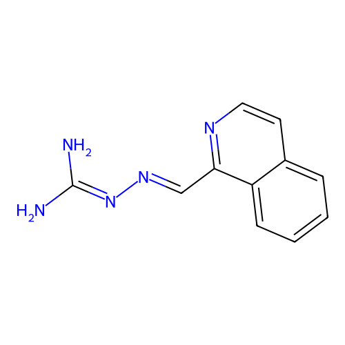 2-(Isoquinolin-1-ylmethylideneamino)guanidine structure
