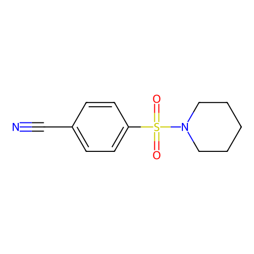 4-(Piperidine-1-sulfonyl)benzonitrile structure
