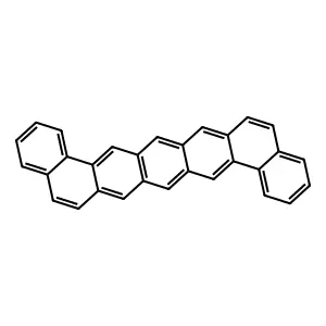 Dibenzo(a,l)pentacene structure