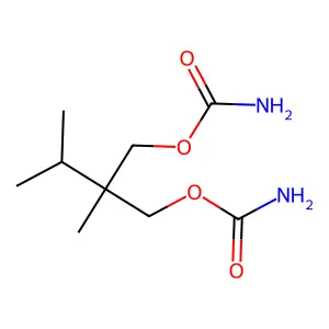 1,3-Propanediol, 2-isopropyl-2-methyl-, dicarbamate structure