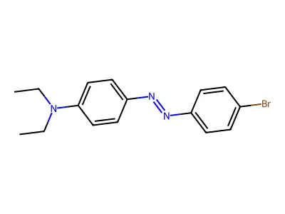 4-(4-Bromophenylazo)-N,N-diethylaniline structure