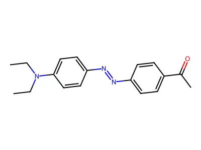 4'-(4-(Diethylamino)phenylazo)acetophenone structure