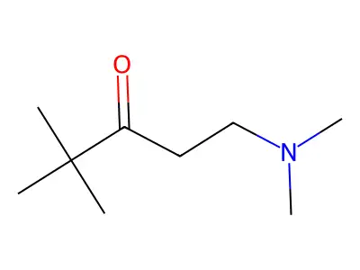 1-(Dimethylamino)-4,4-dimethylpentan-3-one structure