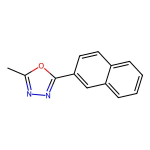 2-Methyl-5-(2-naphthalenyl)-1,3,4-oxadiazole structure