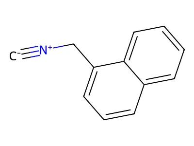 1-(Isocyanomethyl)naphthalene structure