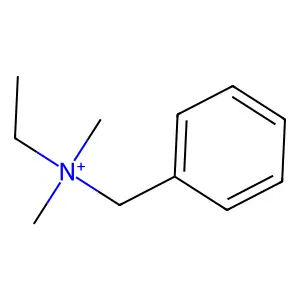n-Benzyl-n,n-dimethylethanaminium structure