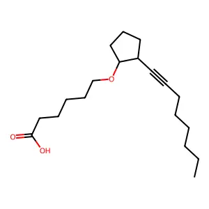 7-Oxa-13-prostynoic acid structure