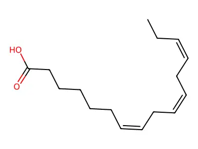 7,10,13-Hexadecatrienoic acid, (7E,10E,13E)- structure