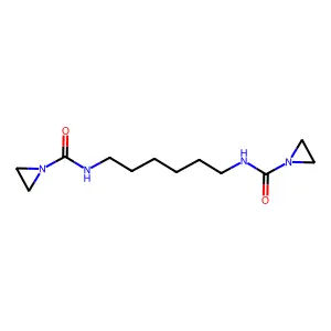 N,N'-六亚甲基-1,6-双(1-氮丙啶甲酰胺) structure