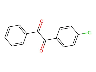 1-(4-Chlorophenyl)-2-phenyl-1,2-ethanedione structure