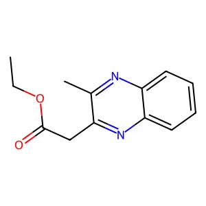 Ethyl 3-methyl-2-(quinoxalin-2-YL)acetate structure