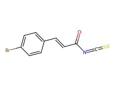 4-Bromocinnamoylisothiocyanate structure