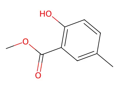 Methyl 5-methylsalicylate structure
