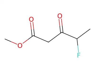 Methyl 4-fluoro-3-oxopentanoate structure
