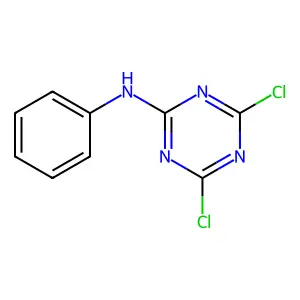 4,6-二氯-N-苯基-1,3,5-三嗪-2-胺 structure