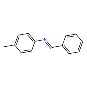 N-benzylidene-4-methylaniline structure