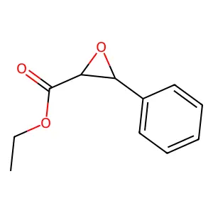 Oxiranecarboxylic acid, 3-phenyl-, ethyl ester, trans- structure