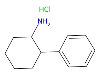 2-Phenylcyclohexan-1-amine hydrochloride structure
