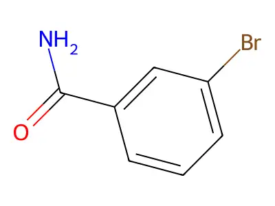 3-溴苯甲酰胺 structure