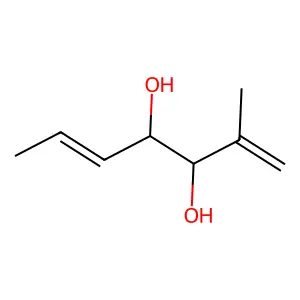 2-Methylhepta-1,5-diene-3,4-diol structure