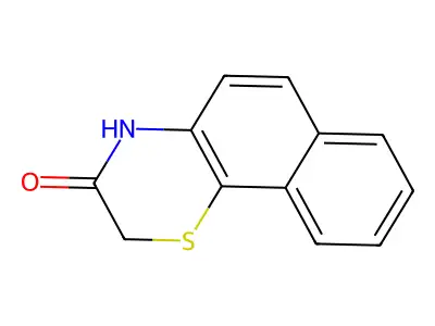 2H-Naphtho[1,2-b][1,4]thiazin-3(4H)-one structure