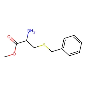 S-benzyl-(L)-cysteine methyl ester structure