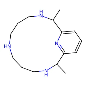2,12-Dimethyl-3,7,11,17-tetrazabicyclo[11.3.1]heptadeca-1(17),13,15-triene structure