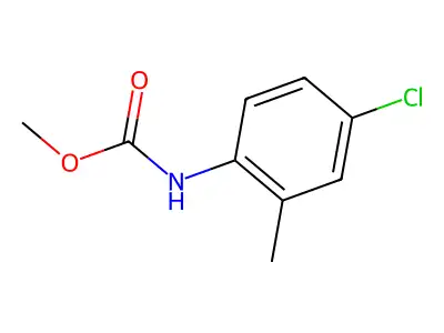 Methyl N-(4-chloro-2-methylphenyl)carbamate structure