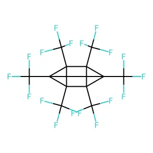 Perfluorohexamethylprismane structure
