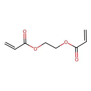 Ethylene glycol diacrylate structure