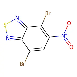 4,7-Dibromo-5-nitro-2,1,3-benzothiadiazole structure