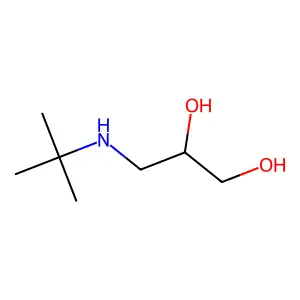3-Tert-butylamino-1,2-propanediol structure