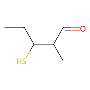 3-Mercapto-2-methylpentanal structure