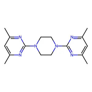 2-[4-(4,6-Dimethylpyrimidin-2-yl)piperazin-1-yl]-4,6-dimethylpyrimidine structure