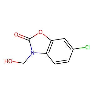 6-Chloro-3-(hydroxymethyl)-2(3H)-benzoxazolone structure