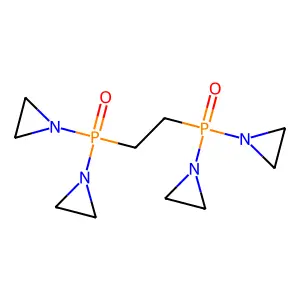 Phosphine oxide, ethylenebis(bis(1-aziridinyl)- structure