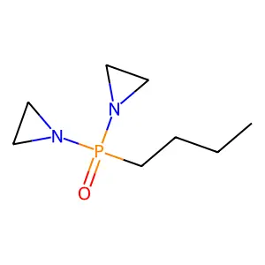 Phosphine oxide, bis(1-aziridinyl)butyl- structure