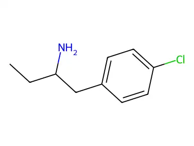 4-Chloro-alpha-ethylbenzeneethanamine structure