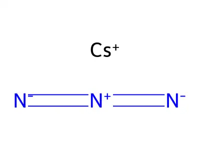 疊氮化銫 structure