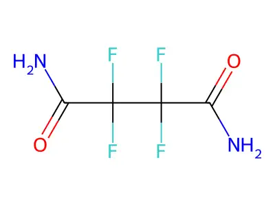 Tetrafluorosuccinamide structure