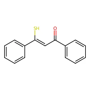2-Propen-1-one, 3-mercapto-1,3-diphenyl- structure
