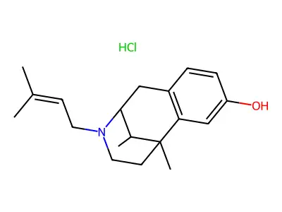 Pentazocine Hydrochloride structure