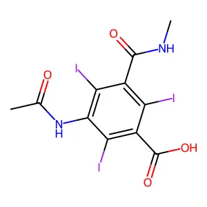 碘他拉酸 structure