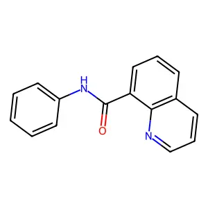 N-phenylquinoline-8-carboxamide structure