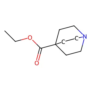 Ethyl 1-azabicyclo(2.2.2)octane-4-carboxylate structure
