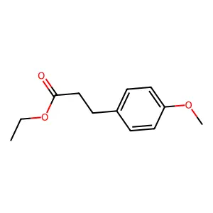 Ethyl 3-(4-methoxyphenyl)propanoate structure