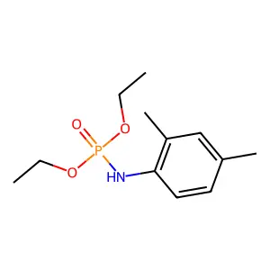 N-diethoxyphosphoryl-2,4-dimethylaniline structure
