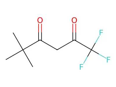 1,1,1-Trifluoro-5,5-dimethyl-2,4-hexanedione structure