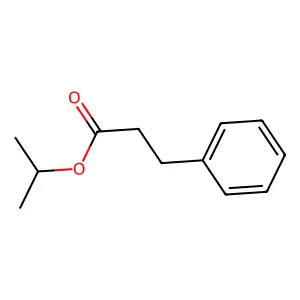 Isopropyl 3-phenylpropionate structure